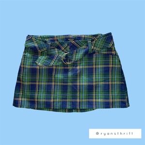 Vintage abercrombie plaid mini skirt